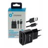 PACK CARGADOR CORRIENTE 2.1A + CABLE MICRO USB CROMAD - CR0880-1