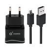 PACK CARGADOR CORRIENTE 2.1A + CABLE MICRO USB CROMAD - CR0880