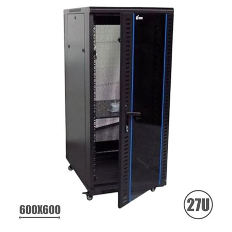 RACK 19" 27U 600X600 PERFORADO CROMAD - CR0874