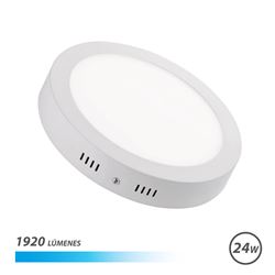 DOWNLIGHT CIRCULAR SOBRE PARED LED 24W LUZ FRIA ELBAT - EB0184
