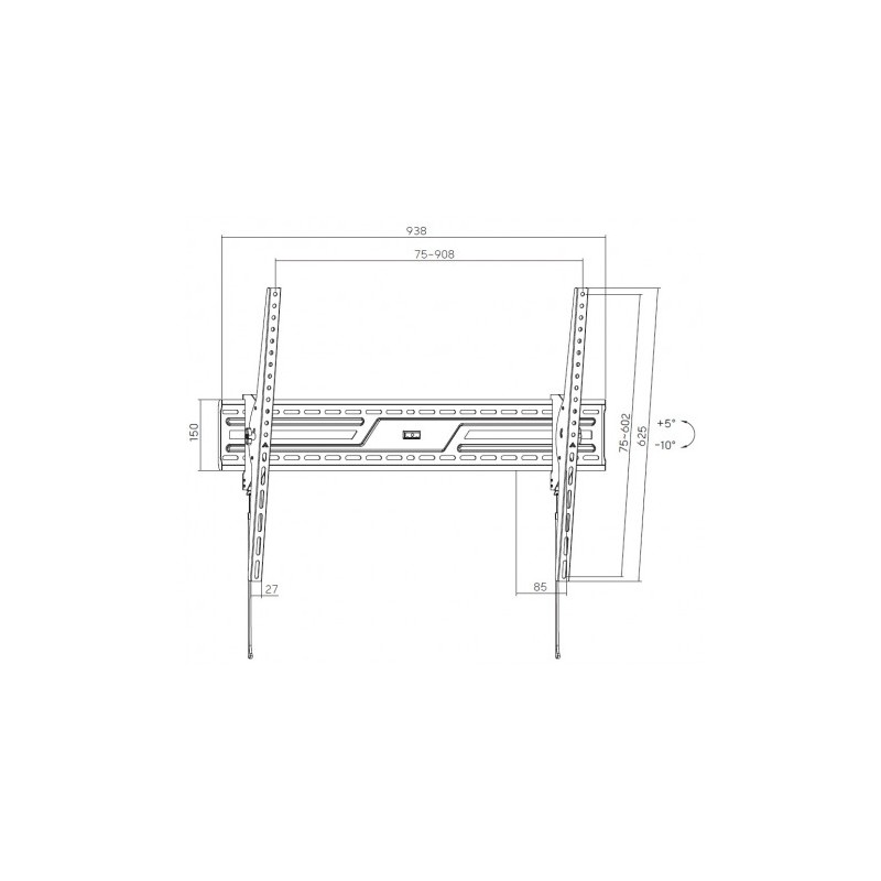 SOPORTE DE PARED TV LED LCD 43"-100"...