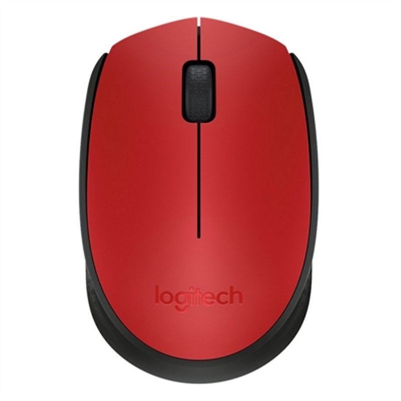 RATON LOGITECH INALAMBRICO M171 1000DPI ROJO - 910-004641