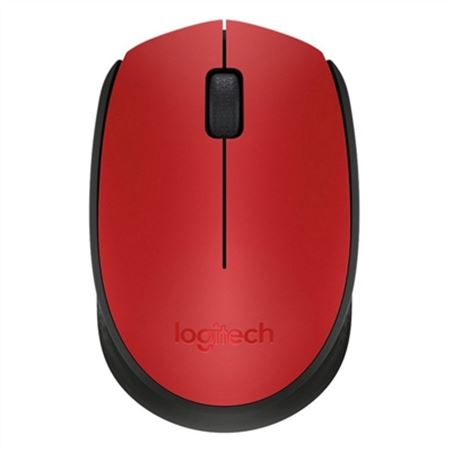 RATON LOGITECH INALAMBRICO M171 1000DPI ROJO - 910-004641