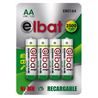 PACK 4 PCS PILAS RECARGABLES AA 2500MAH ELBAT - EB0164