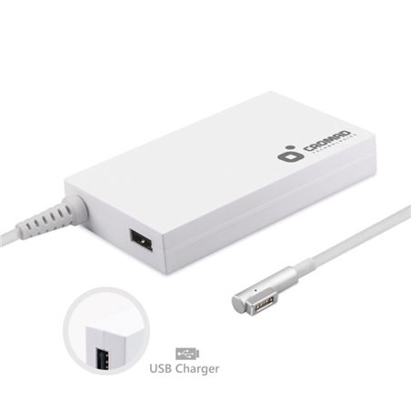 CARGADOR ESPECIFICO MACBOOK MAGSAFE 1 85W | M28 CROMAD - CR0782