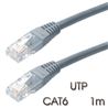 CABLE DE RED UTP CAT 6 1M GRIS CLARO CROMAD - CR0741