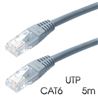 CABLE DE RED UTP CAT 6 5M GRIS CLARO CROMAD - CR0744