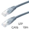 CABLE DE RED UTP CAT 6 10M GRIS CLARO CROMAD - CR0745