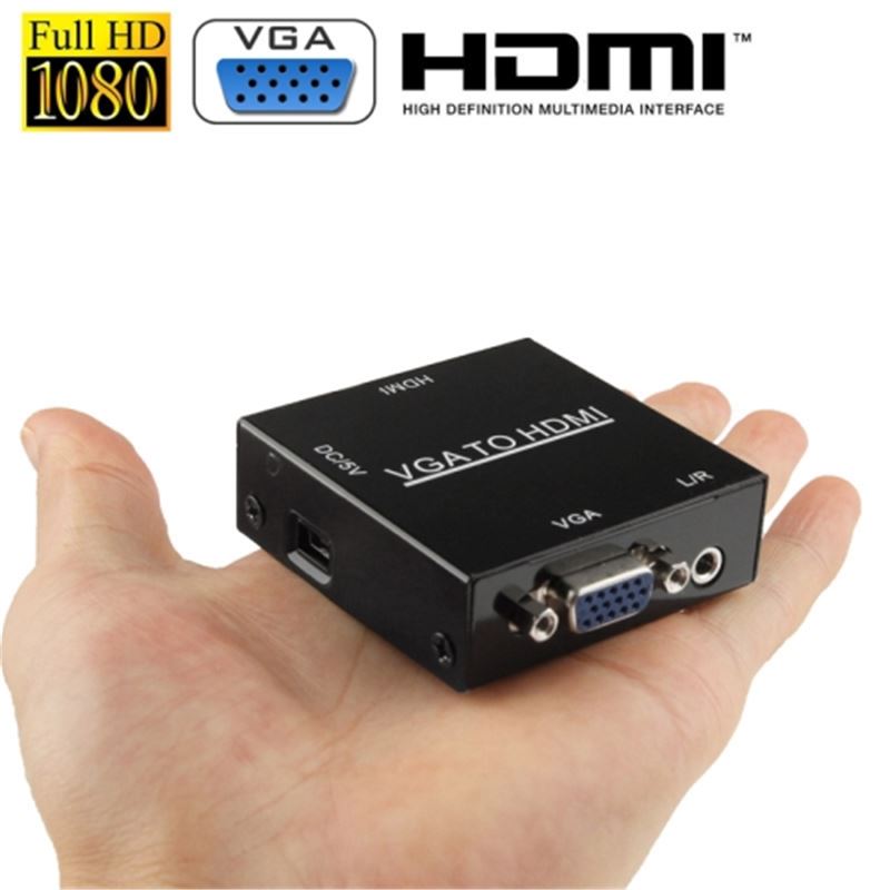 MINI CONVERSOR HDMI A VGA CROMAD - CR0724