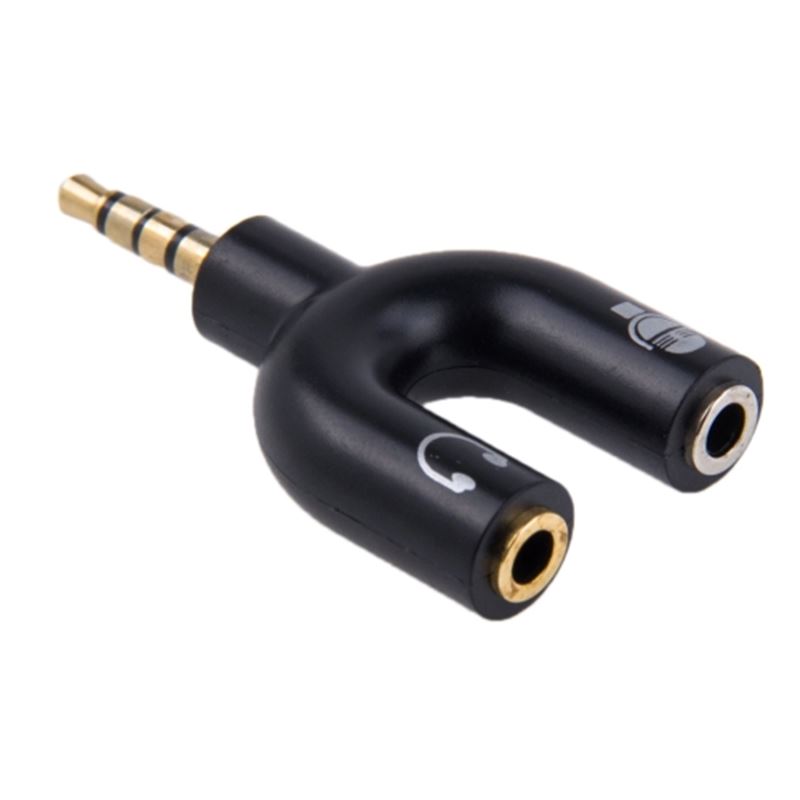 ADAPTADOR MINI JACK 3.5MM A AURICULAR + MICROFONO CROMAD - CR0699