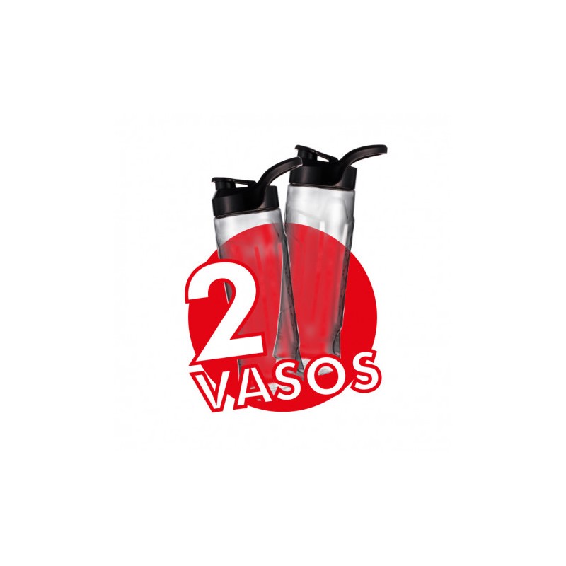 BATIDORA SMOOTHIE 300W INOX 2 VASOS...