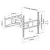 SOPORTE CON DOBLE BRAZO TV LED, LCD 32"-70" CROMAD - CR0655-1