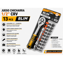 JUEGO CHICHARRA 1/2" CRV 13...
