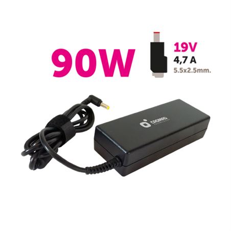 CARGADOR ESPECIFICO 19V | 4.7A | 5.5X2.5MM | 90W | M8 CROMAD - CR0617