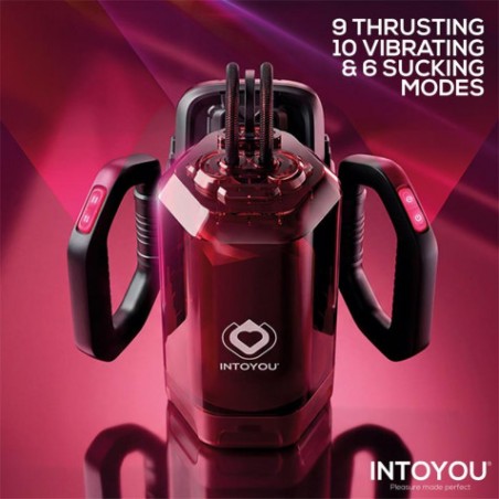 MASTURBADOR MASCULINO CON SUCCION EMPUJE Y VIBRACION VEXOR INTOYOU