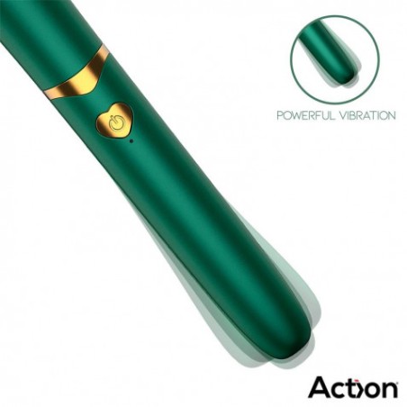 ESTIMULADOR CON VIBRACION BROCHA DE MAQUILLAJE SECRET VERT ACTION