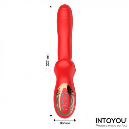 VIBRADOR CON THRUSTING Y BITING VYRON INTOYOU