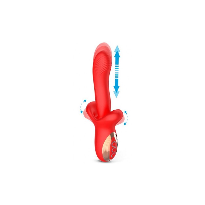VIBRADOR CON THRUSTING Y BITING VYRON...