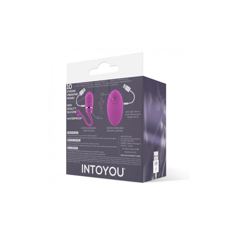HUEVO VIBRADOR CON CONTROL REMOTO...