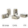 PAQUETE 50 CONECTORES RJ45 CAT6 FTP CROMAD - CR0528