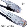 CABLE DE RED UTP CAT 5E 2M GRIS CLARO CROMAD - CR0516