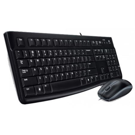 TECLADO+RATON LOGITECH MK120 NEGRO - 920-002550