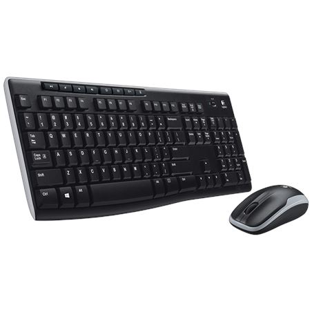 TECLADO+RATON LOGITECH MK270 WIRELESS NEGRO - 920-004513