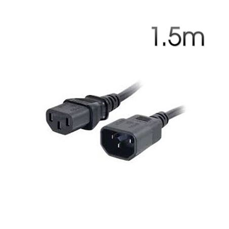 CABLE ALIMENTACION EXTENSION PC 1.5METROS CROMAD - CR0152