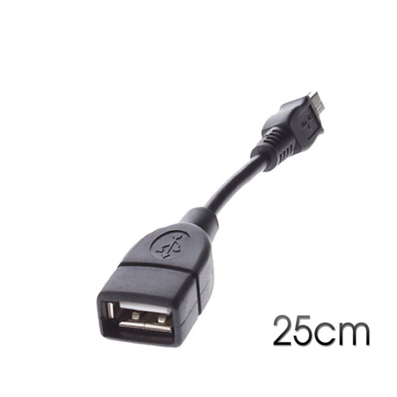 CABLE OTG MINI USB A USB 25CM CROMAD - CR0134