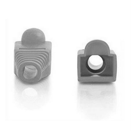 PAQUETE 50 PROTECTORES RJ45 COLOR GRIS CROMAD - CR0123
