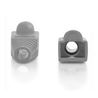 PAQUETE 50 PROTECTORES RJ45 COLOR GRIS CROMAD - CR0123