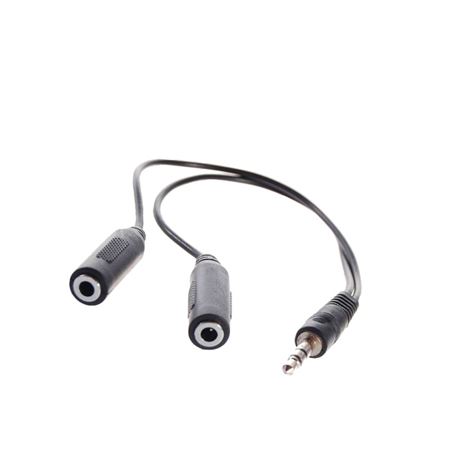 CABLE MINI JACK MACHO A 2 MINI JACK HEMBRAS CROMAD - CR0139