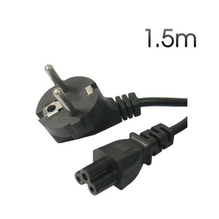 CABLE ALIMENTACION CORRIENTE TREBOL 1.5MTRS CROMAD - CR0078