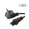 CABLE ALIMENTACION CORRIENTE TREBOL 1.5MTRS CROMAD - CR0078