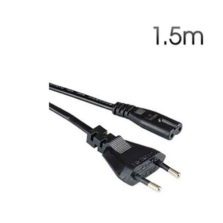 CABLE ALIMENTACION CORRIENTE TIPO 8 1.5MTRS CROMAD - CR0077