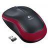 RATON OPTICO LOGITECH M185 WIRELESS ROJO - 910-002237