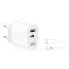 CARGADOR DE CORRIENTE L97 TIPO C + USB + CABLE TIPO C XO - XOL97TC