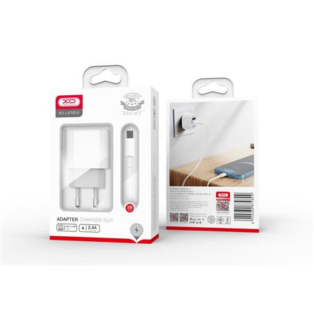CARGADOR DE CORRIENTE L97 TIPO C + USB + CABLE MICRO USB XO - XOL97-5