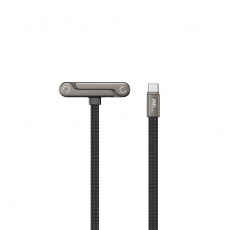 CABLE TIPO C A TIPO C HASTA 240W CON SOPORTE INTEGRADO DEVIA
