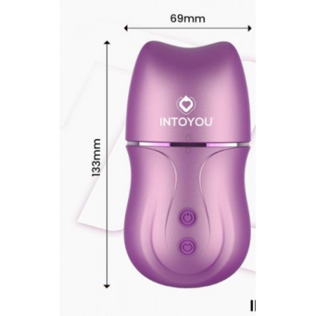 ESTIMULADOR CLITORIS CON LICKING BITING SUCCION Y VIBRACION SUVI INTOYOU