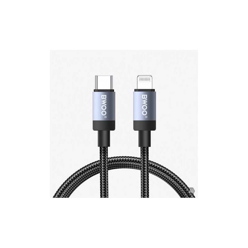 CABLE TRENZADO TIPO C-LIGHTNING 30W...