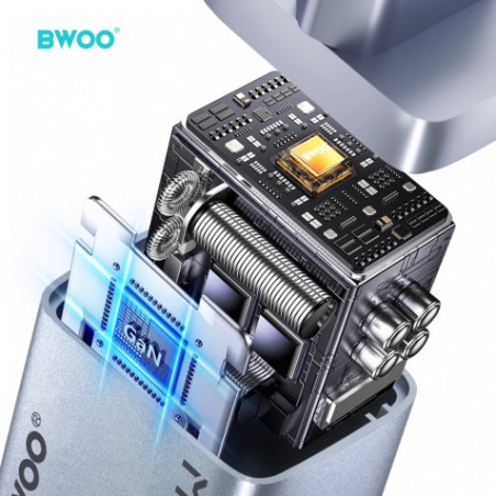 CARGADOR CORRIENTE TIPO C 30W GRIS BO-CDA236 BWOO
