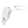 PACK CARGADOR CORRIENTE L85D 18W + CABLE MICRO USB BLANCO XO - XOL85DMCWH