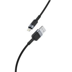 CABLE NB198LG CARGA RAPIDA 2.4A LIGHTNING A USB | 1 METRO | NEGRO - XONB198LGBK