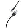 CABLE NB198LG CARGA RAPIDA 2.4A LIGHTNING A USB | 1 METRO | NEGRO - XONB198LGBK