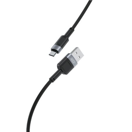 CABLE NB198MC CARGA RAPIDA 2.4A MICRO USB A USB | 1 METRO | NEGRO - XONB198MCBK