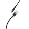 CABLE NB198MC CARGA RAPIDA 2.4A MICRO USB A USB | 1 METRO | NEGRO - XONB198MCBK