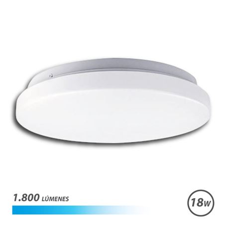 APLIQUE LED TECHO REDONDO 18W LUZ FRIA ELBAT - EB0408