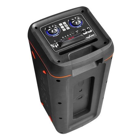 ALTAVOZ BLUETOOTH PARTY BOOM A390 2X8" 150W | 1 X MICROFONO COOLSOUND - CS0251-4