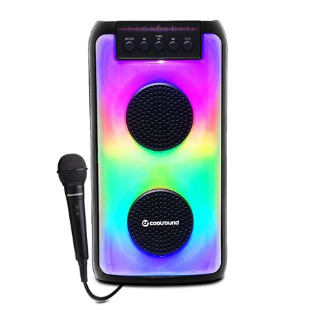 ALTAVOZ BLUETOOTH PARTY BOOM A370 2X3" 50W | 1 X MICROFONO COOLSOUND - CS0249